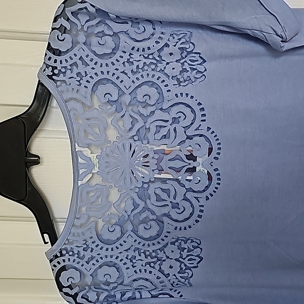 Blue Burnout Tee - Picture 7 of 9